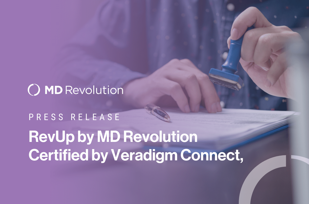 Read more about the article RevUp by MD Revolution Certified by Veradigm Connect, Bringing Proven Guidance to Scale Remote Care